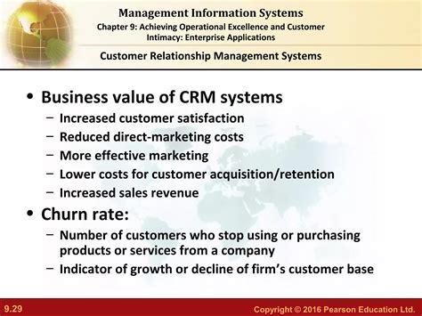 MIS-CH9: Achieving Operational Excellence and Customer Intimacy | PPT