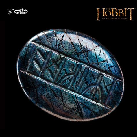 The Museum The Hobbit The Desolation Of Smaug Kili S Rune Stone