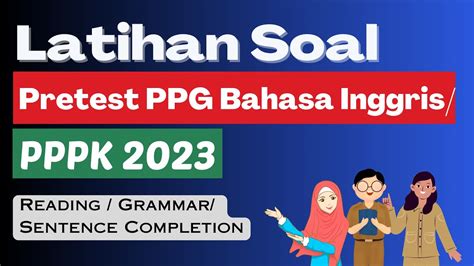 Latihan Soal Pretest Ppg Bahasa Inggris Pppk Part Youtube