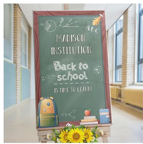 Amazon.com: Back To School Sign - Custom Back To School Welcome Sign