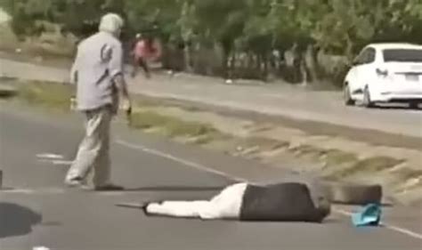 Wild moment lawyer shoots climate activists dead for blocking road - US ...