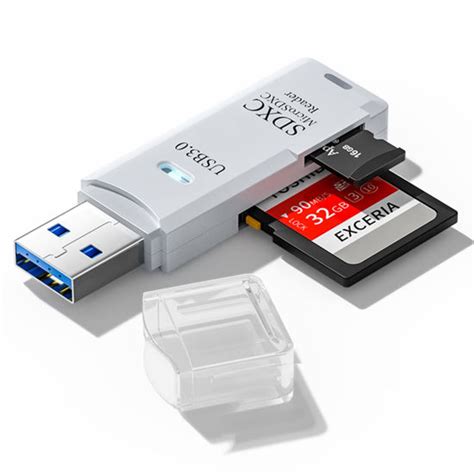 GetUSCart- USB 3.0 SD Card Reader for PC, Micro SD Card to USB Adapter ...