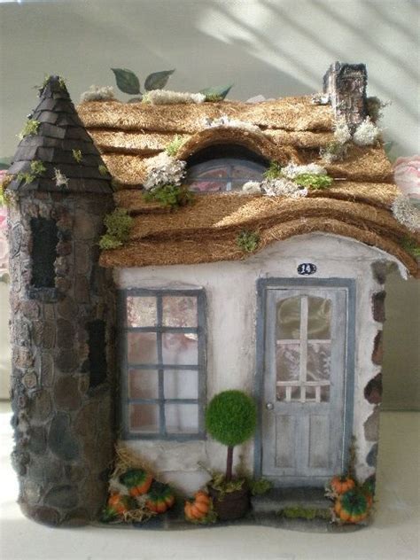 Cinderellas Cottage Dollhouse With Turret Fairy Garden Houses Doll