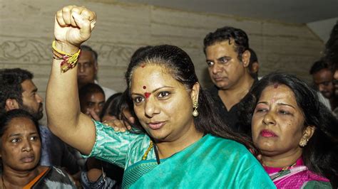 Brs Leader K Kavitha Was Sent To Police Custody Till March 23 In The Delhi Liquor Policy Case