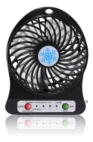 Mini Ventilador Portatil Recargable Usb 3 Velocidades C Bate