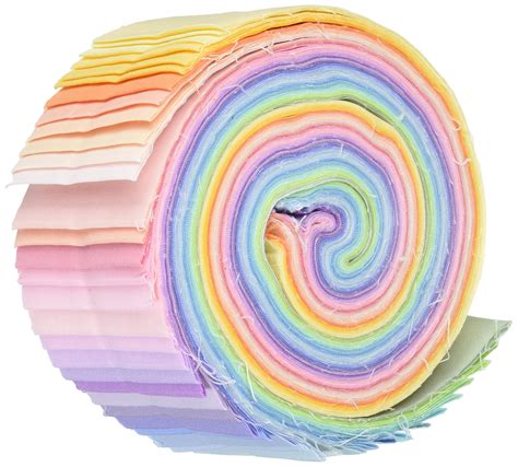 Robert Kaufman Ru Roll Ups Kona Cotton Solids Pastel Palette