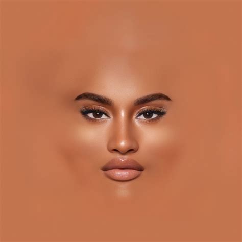 Light Skin Dark Skin Sims 4 Cc Skin Sims Cc 3d Face Model Skin