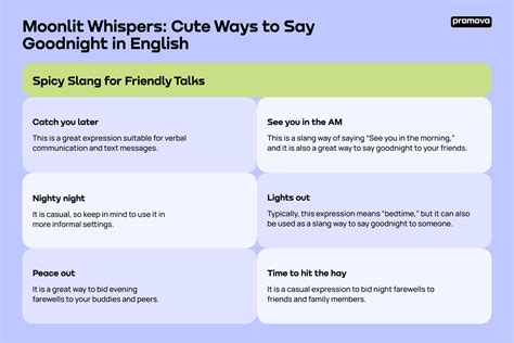 25 Unique And Cute Ways To Say Goodnight In English