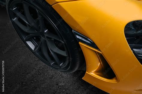 front wheel  supercar close  stock photo adobe stock