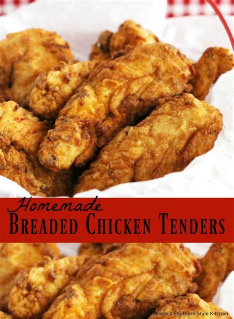 Breaded Chicken Tenders - melissassouthernstylekitchen.com