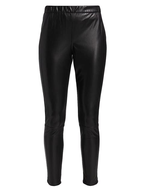 Jonathan Simkhai Standard Rylee Stretch Faux Leather Leggings Black