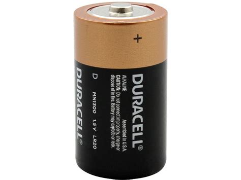 Duracell Coppertop Duralock D-Cell Alkaline Battery - Contractor Pack