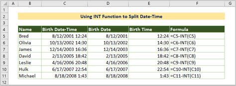 How To Use Int Function In Excel With 8 Examples Exceldemy