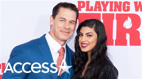 John Cena And Girlfriend Shay Shariatzadeh Make Red Carpet Debut At 'Playing With Fire' Premiere ...