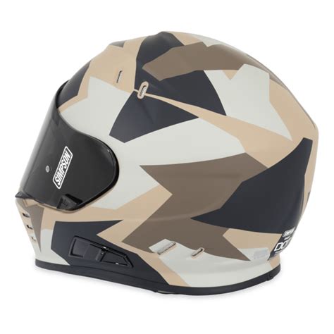 Simpson Motorcycle GBDXSPAN Simpson Motorcycle Ghost Bandit Helmet Panzer