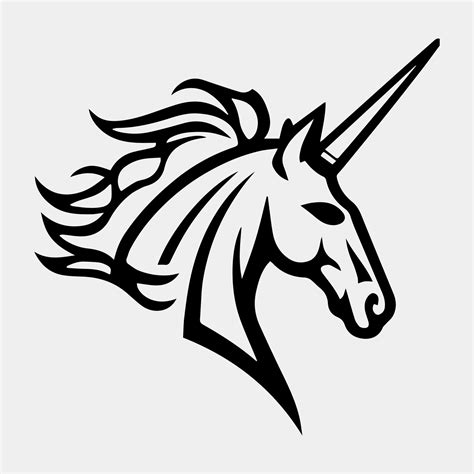 Unicorn Mascot Logo Design Template Inspiration, Vector Illustration ...