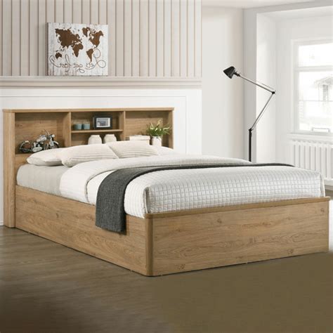 Core Living Anderson Queen Bed With Bookcase Headboard Temple And Webster