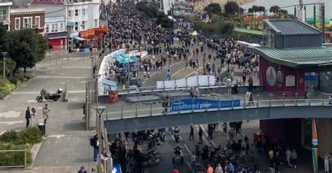 Southend Shakedown Busy Day For Police As Thousands Flock To Seafront For Southend Shakedown