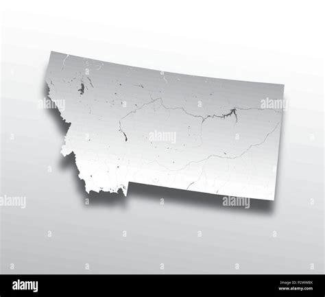 Mappa Fisica Del Montana Immagini E Fotografie Stock Ad Alta