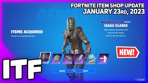 Fortnite Item Shop New Dead Space Collab January Rd