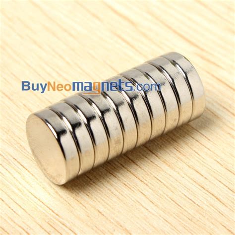 13mm Dia X 3mm Thick Neodymium Disc Magnets N35 Strong Round Rare Earth