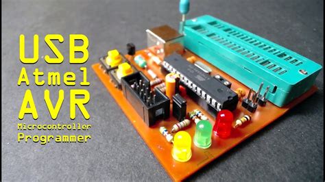 USB Atmel AVR Microcontroller Programmer YouTube