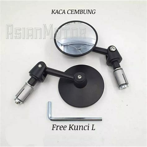 Jual Spion Jalu Bulat Fleksibel Cembung Full Cnc Universal Semua Motor