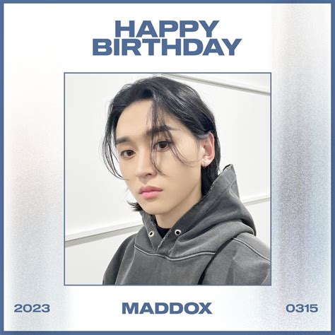 Khory on Twitter: "RT @kqent: [#Maddox] HAPPY BIRTHDAY MADDOX ⠀ 마독스의