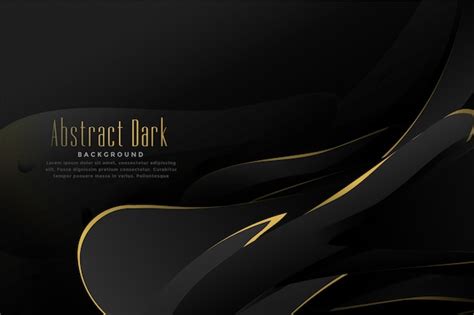 Free Vector | Abstract black and gold background