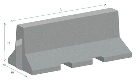 Jersey Barrier Dimensions Length Cindie Delatorre