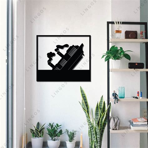 Titanic Design Laser Cut Svg Dxf Files Cnc Cut Router Wall Etsy