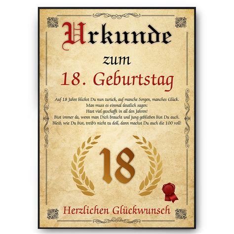 Tigerlino Urkunde Zum Geburtstag Geschenk Jahrgang