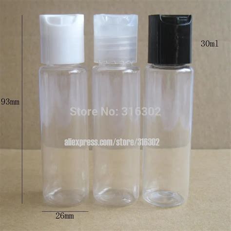 Free Shipping 50 X 30ml Clear Pet Bottle 30ml Plastic Cream Bottle With