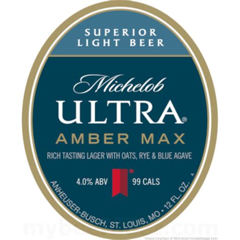 Michelob Ultra Amber Max Aalco Distributing