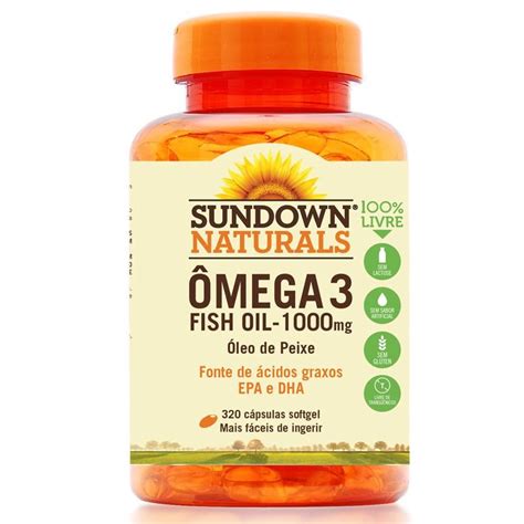 Fish Oil Leo De Peixe Mg Mega Sundown C Psulas Submarino