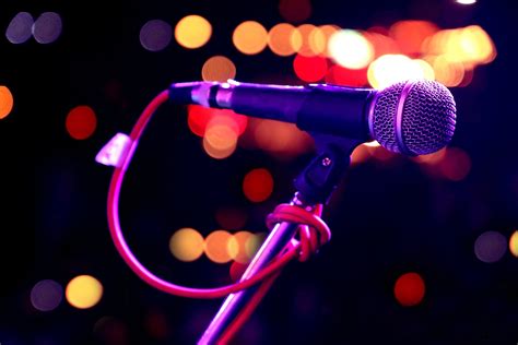 Colorful Microphone By Deepak Meena Image Abyss