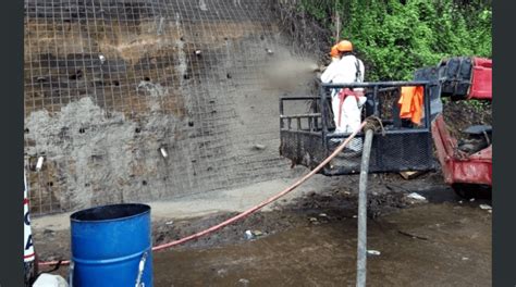 Fovial Inicia Lanzado De Concreto En Talud Los Chorros La Prensa Gráfica