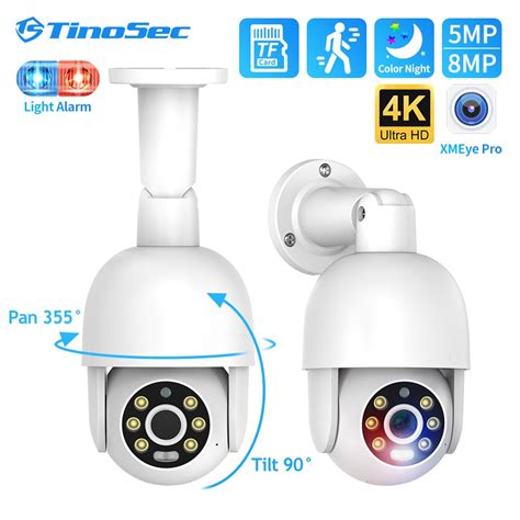 Tinosec Mp Mp Poe Security Camera Outdoor Camera Ptz Mobile