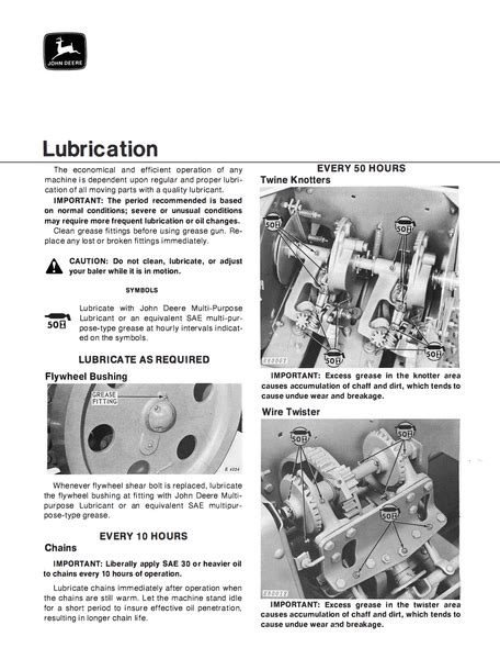 John Deere 336 Balers Operators Manual