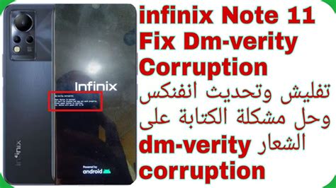 Infinix Note X Full Flash Update Fix Dm Verity Corruption