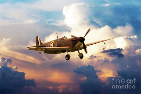 Supermarine Spitfire MkI G-CGUK Digital Art by Airpower Art