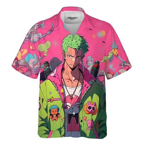 Roronoa Zoro Hawaiian Shirt One Piece Hawaiian Shirt Wibuprint