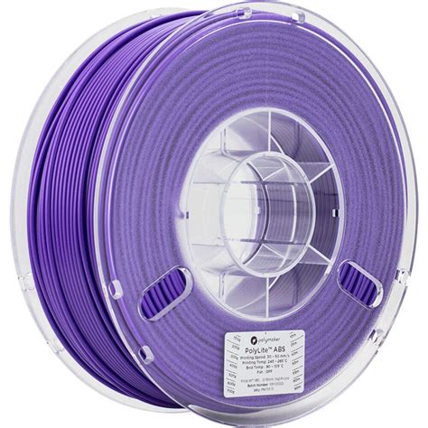 Polymaker Polylite Mm Abs Filament Kg Purple Pm B H