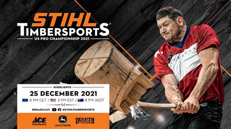 Stihl Timbersports U S Pro Championship Highlights Youtube