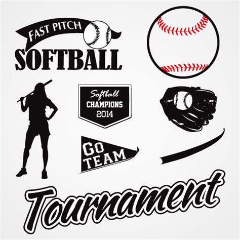 Free Vector Softball Cliparts, Download Free Vector Softball Cliparts ...