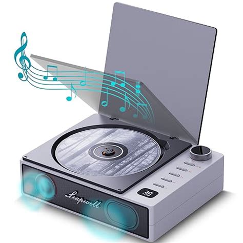 CD Player Portable, Leapwell Portable CD Player with Speakers Bluetooth ...