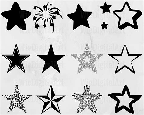 Stars Svg Stars Silhouette Stars Svg Bundle Stars Svg | Etsy in 2022 ...