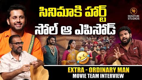 Extra Ordinary Man Movie Interview With Hyper Aadi Nithiin