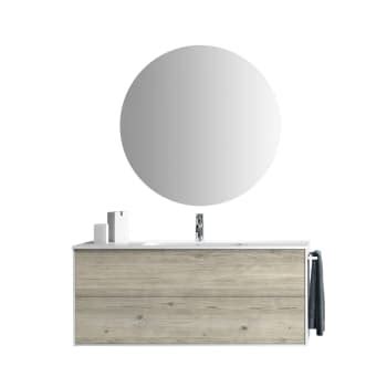 Mueble de baño de 4 piezas en melamina roble miel IGEA Maisons du Monde