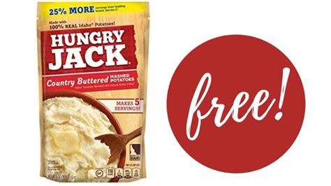 Hungry Jack Coupon Free Instant Mashed Potatoes Southern Savers